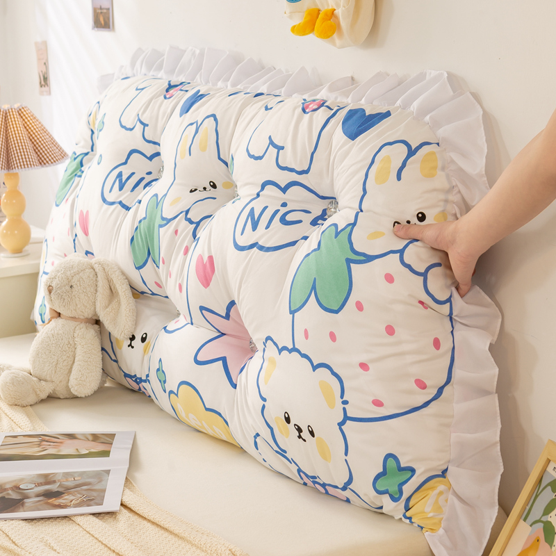 Headboard Cushion Backrest Tatami - Bantal panjang kamar tidur Tatami lucu,