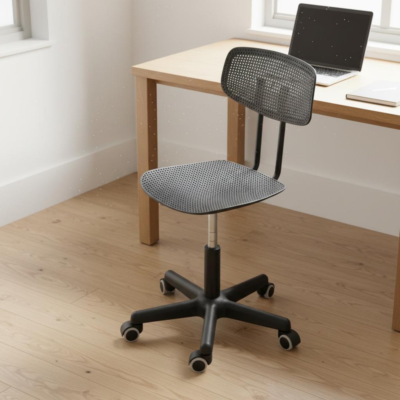 Office Furniture - Kursi Meja Beroda yang Dapat Disesuaikan,