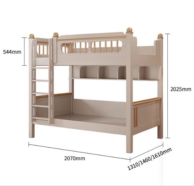 Bunk Bed With Stairs And Slide - Furniture Kamar Tidur Anak dari Kayu