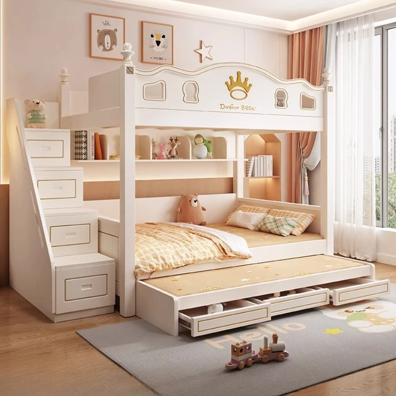 King Size Bed Frame With Storage Drawers - Furnitur Kamar Tidur Modern Mewah Nordik