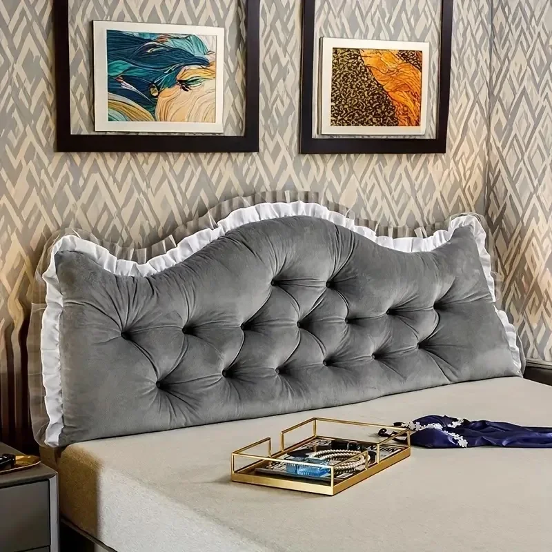 Headboard Cushion Backrest Tatami - Tatami bantal empuk renda kepala baca,