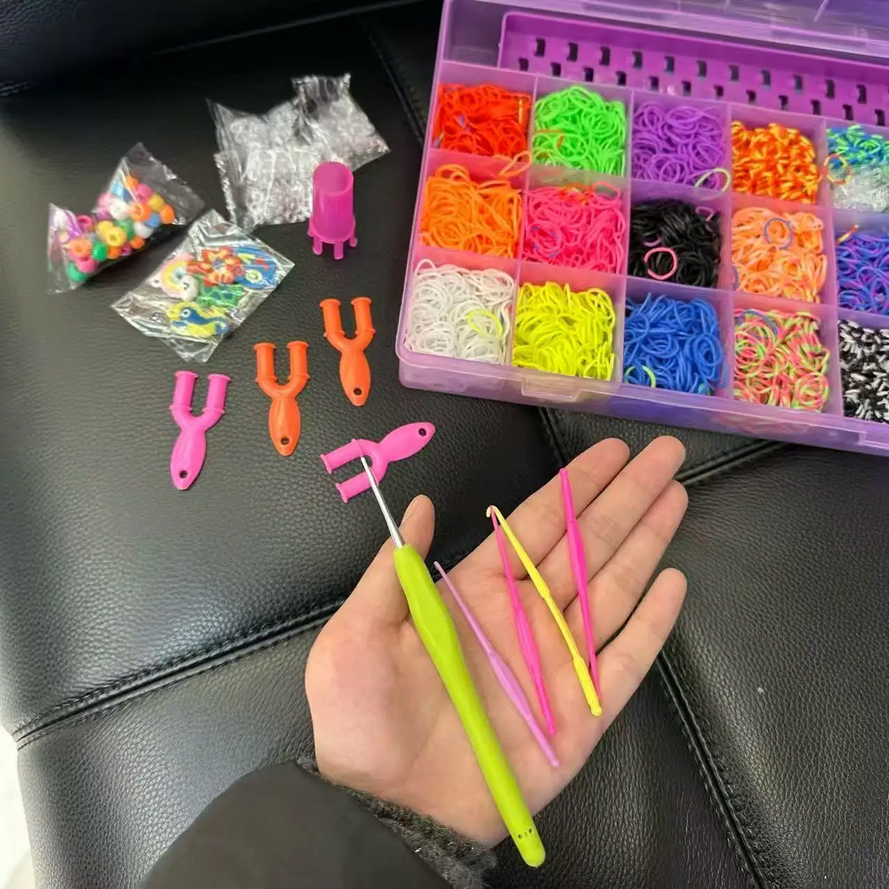 Storage - 4800 Loom Bands Kit, Perlengkapan Pembuatan