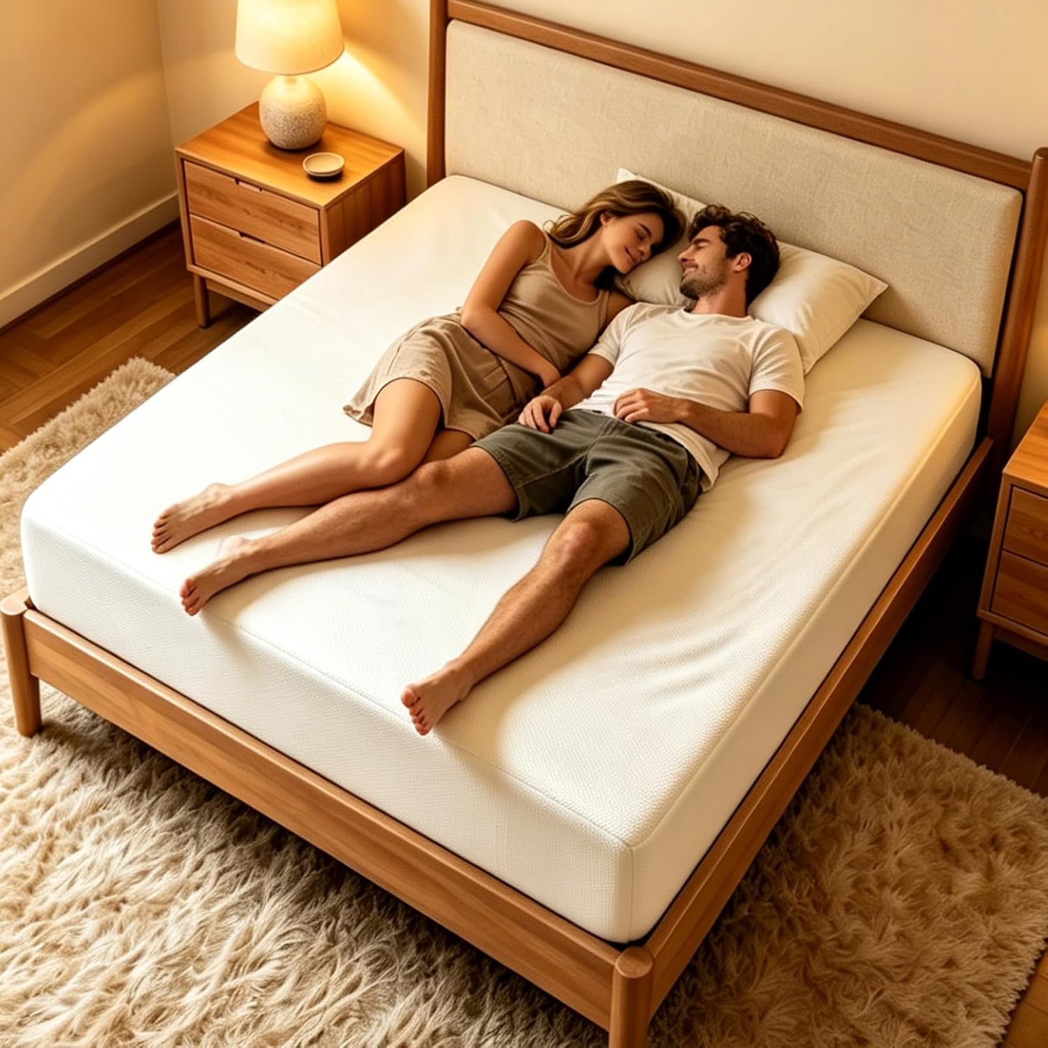 Memory Foam Mattress In A Box Queen - Kasur Busa Memori 10 Inci Ukuran