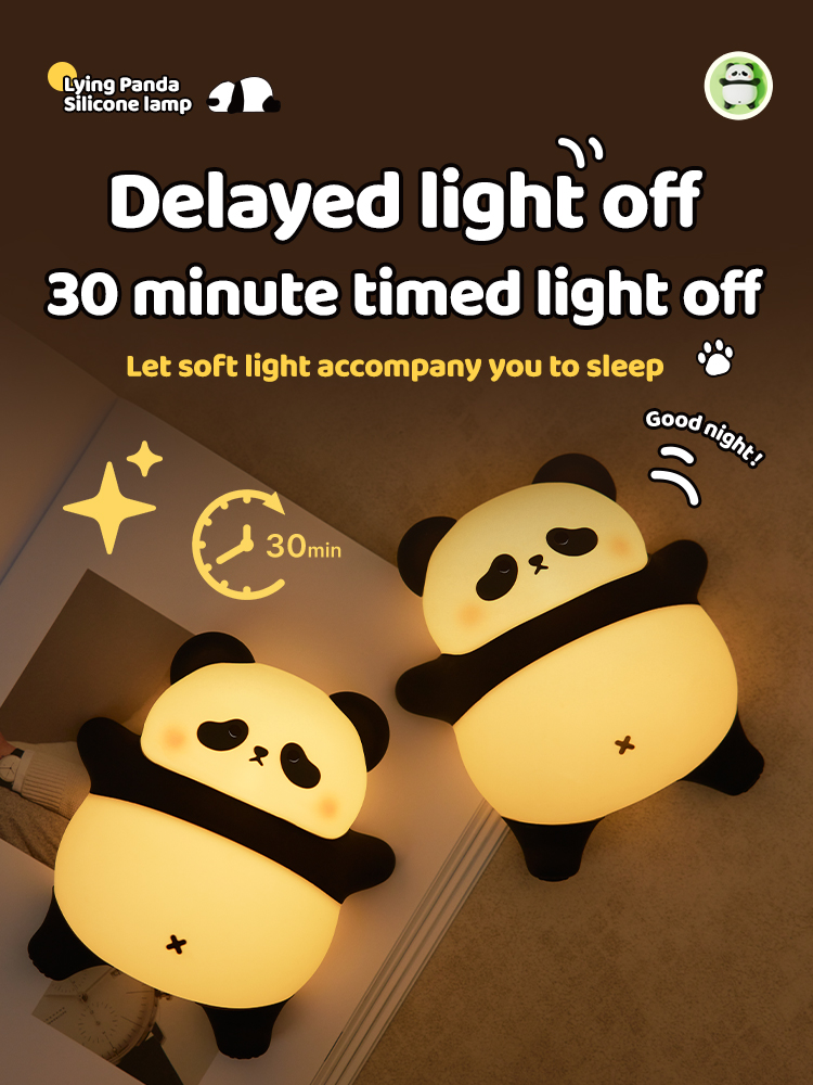 Floating Nightstand With Led Light - Lampu malam LED kartun lucu, lampu