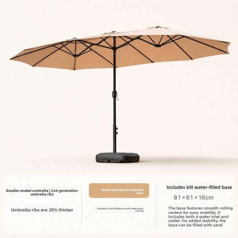 Outdoor Furniture - Payung Taman Luar Ruangan Besar dengan
