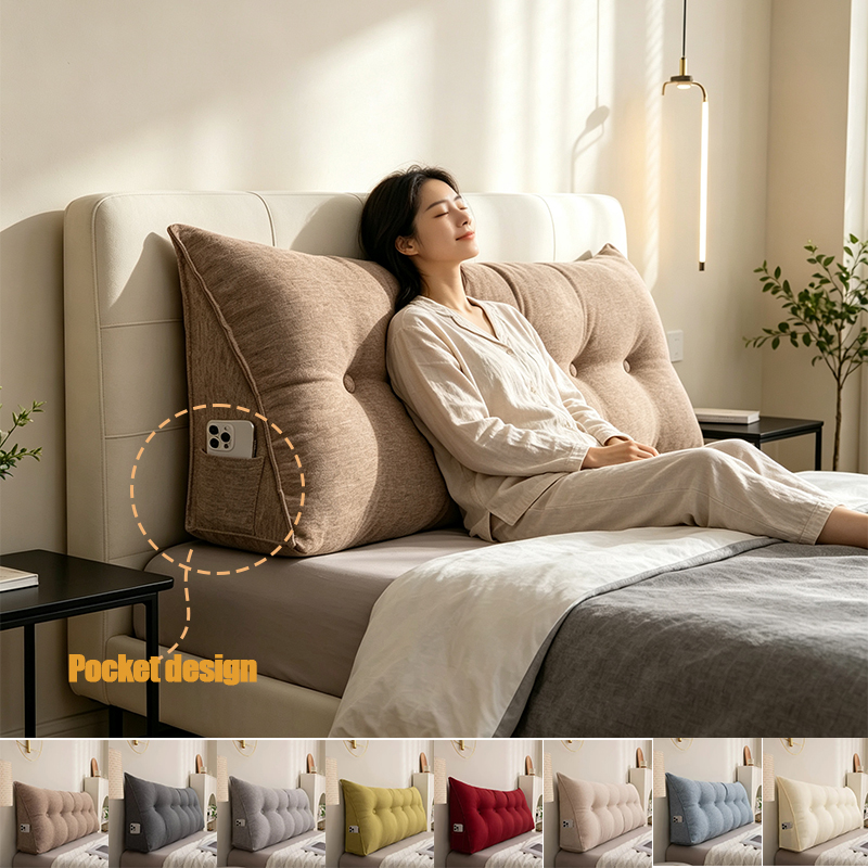 Headboard Cushion Backrest Tatami - Bantal Sandaran Kepala Besar Tatami Penyangga