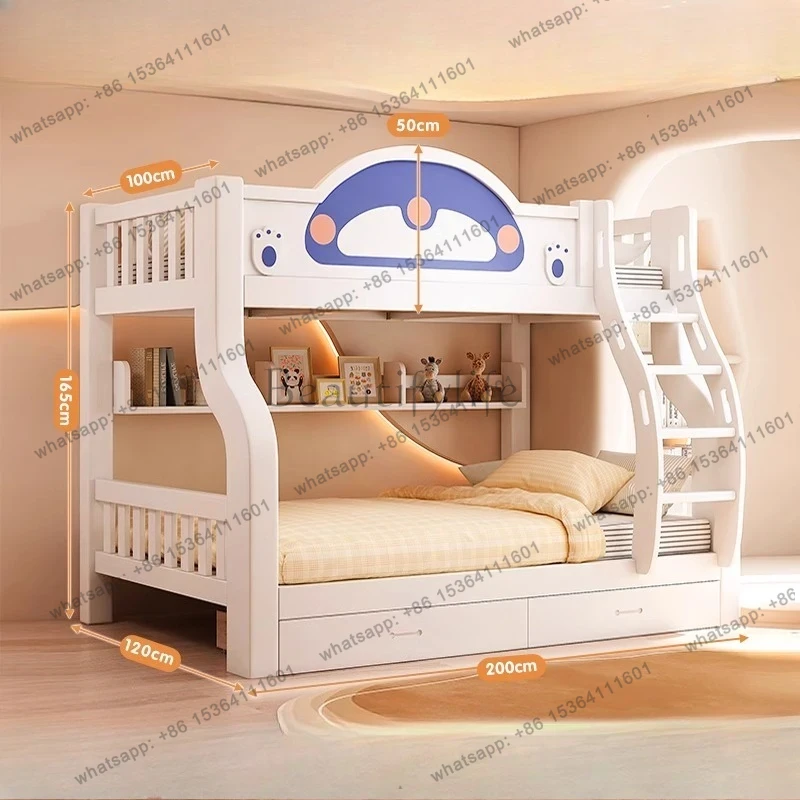 King Size Bed Frame With Storage Drawers - Tempat Tidur Anak dengan Laci Penyimpanan