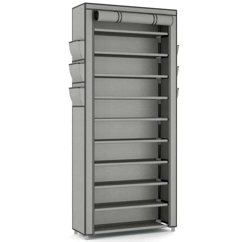 Shoe Rack Cabinet Narrow Entryway - Rak Sepatu Vertikal Sempit, Rak Sepatu