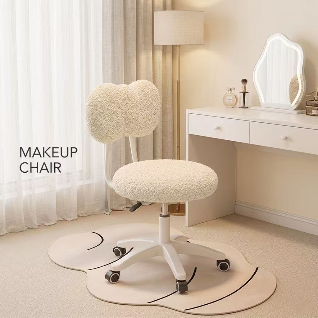 Kursi Kantor Putar Boucle Lucu - Bedroom Furniture ulasan dan harga