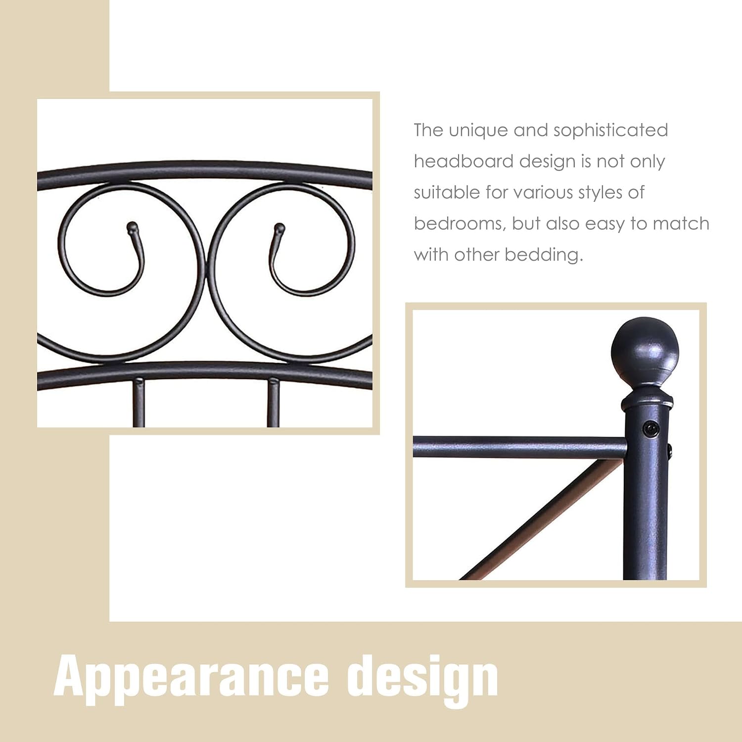 Rangka Tempat Tidur Kanopi Log - Canopy Bed Frame Metal Queen ulasan dan harga