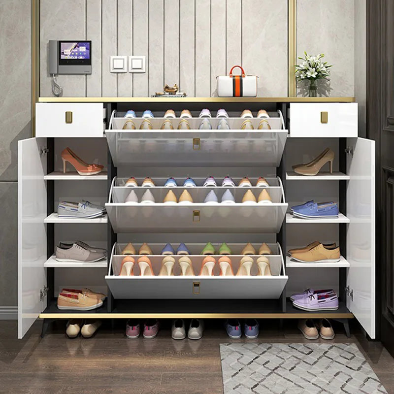Lemari Sepatu Tipis dan Sempit - Shoe Rack Cabinet Narrow Entryway ulasan dan harga