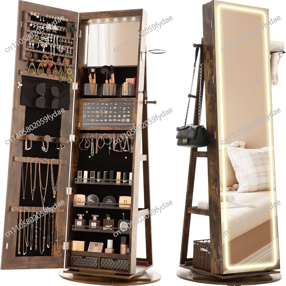 Lemari Perhiasan Cermin Berdir - Full Length Mirror Jewelry Armoire ulasan dan harga
