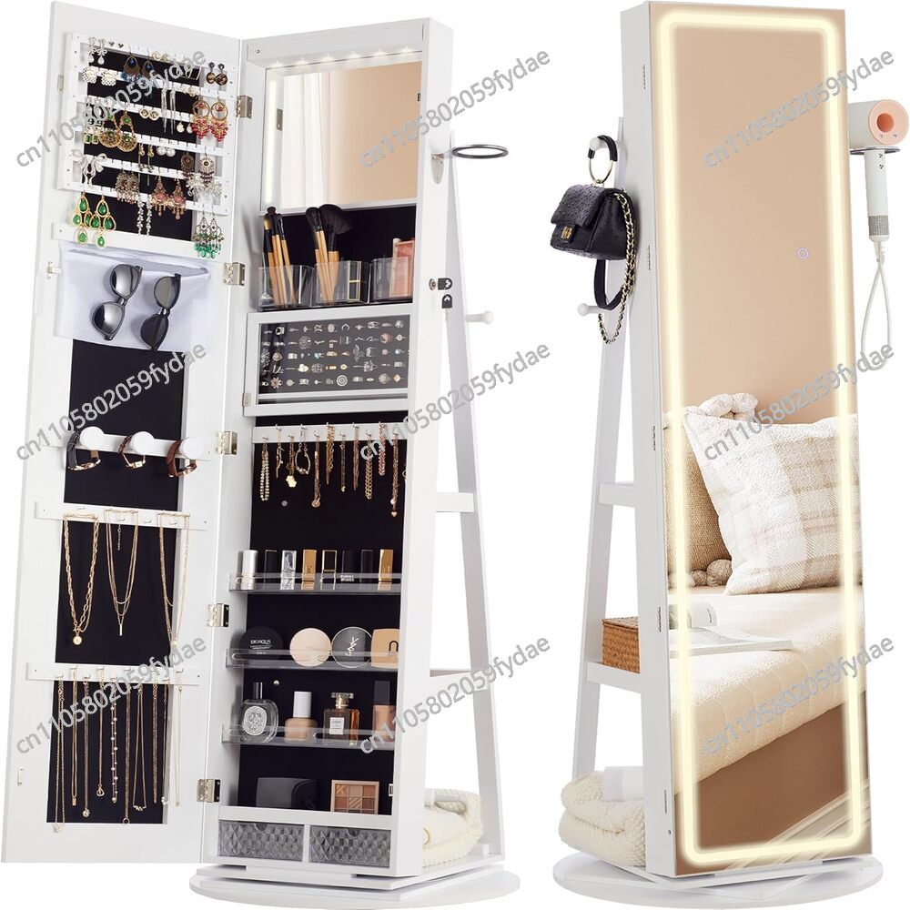 Lemari Perhiasan Cermin Berdir - Full Length Mirror Jewelry Armoire ulasan dan harga