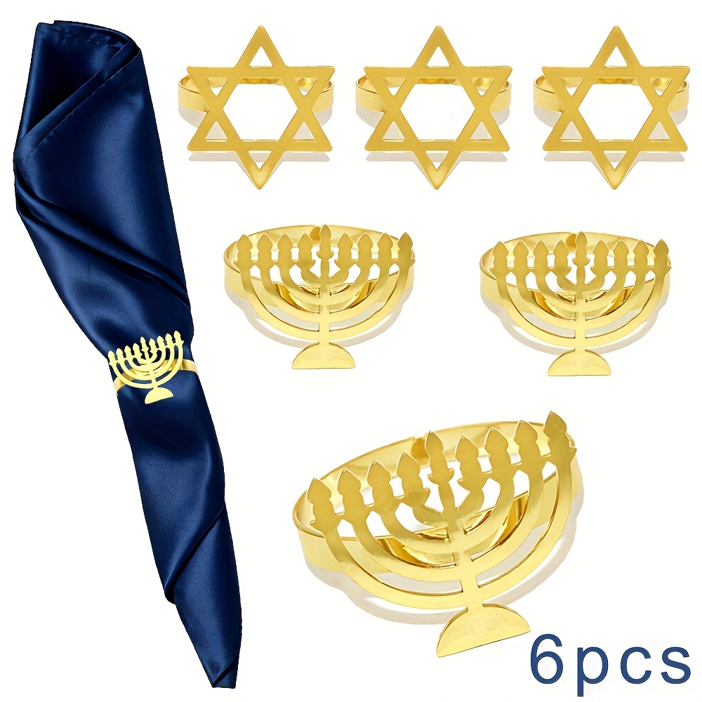 6 Buah Cincin Serbet Menorah H - Tables ulasan dan harga