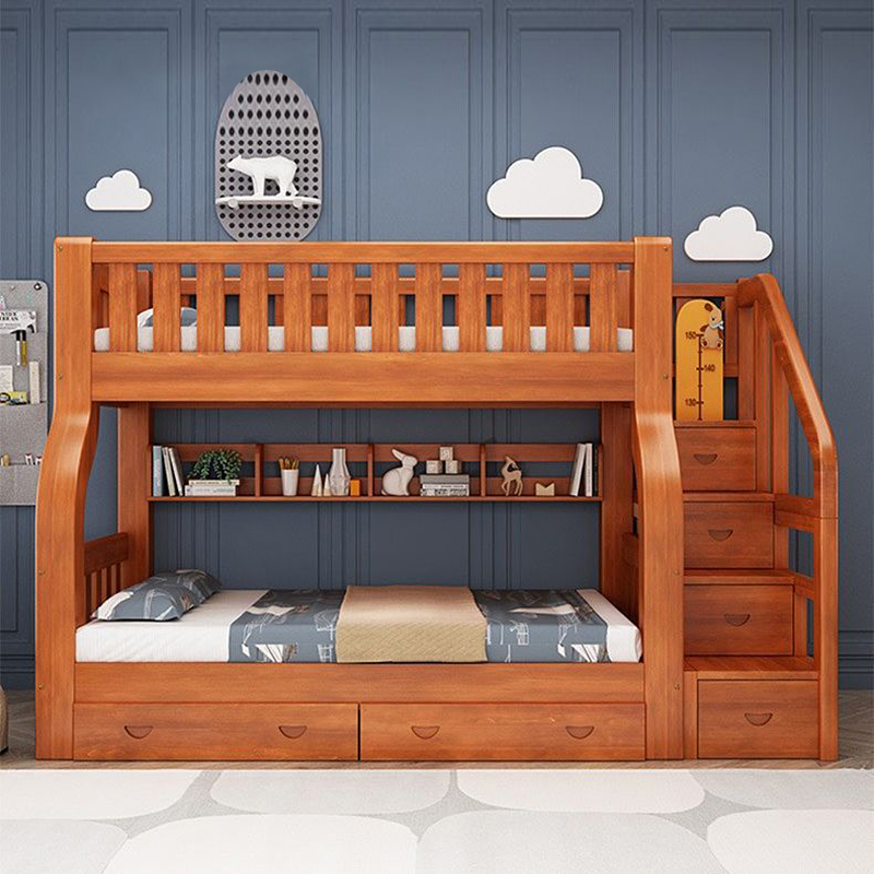 ko- Tempat Tidur Anak Dewasa B - Bunk Bed With Stairs And Slide ulasan dan harga