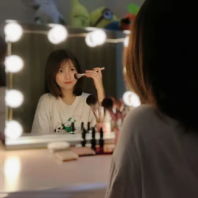 Lampu LED Hollywood Vanity USB - Dressing Table Vanity With Lighted Mirror ulasan dan harga