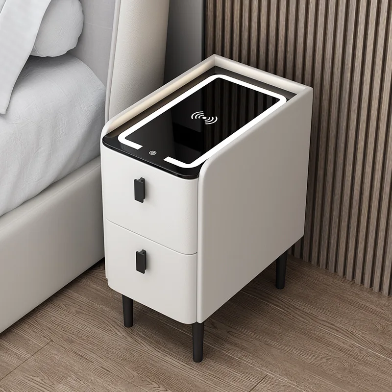 Meja Samping Tempat Tidur Kayu - Solid Wood Nightstand 2 Drawers ulasan dan harga