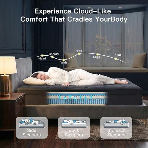 Kasur Queen 12 Inci, Kasur Bus - Memory Foam Mattress In A Box Queen ulasan dan harga
