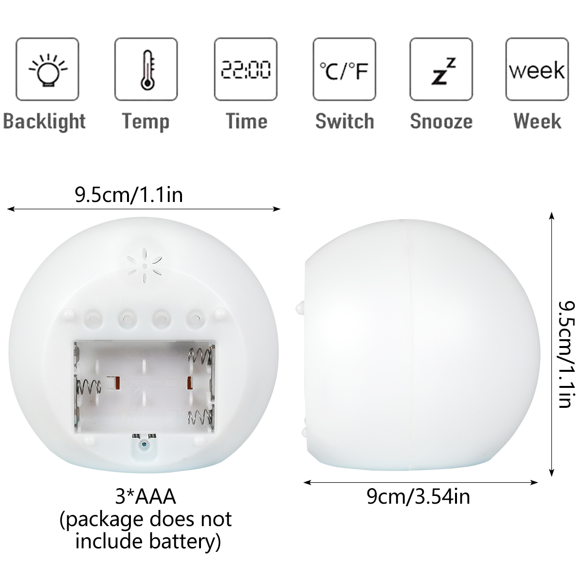 Jam Alarm Digital Anak Jam Ala - Floating Nightstand With Led Light ulasan dan harga