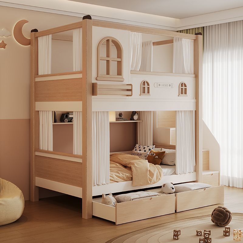 Tempat Tidur Susun Anak dengan - Bunk Bed With Stairs And Slide ulasan dan harga
