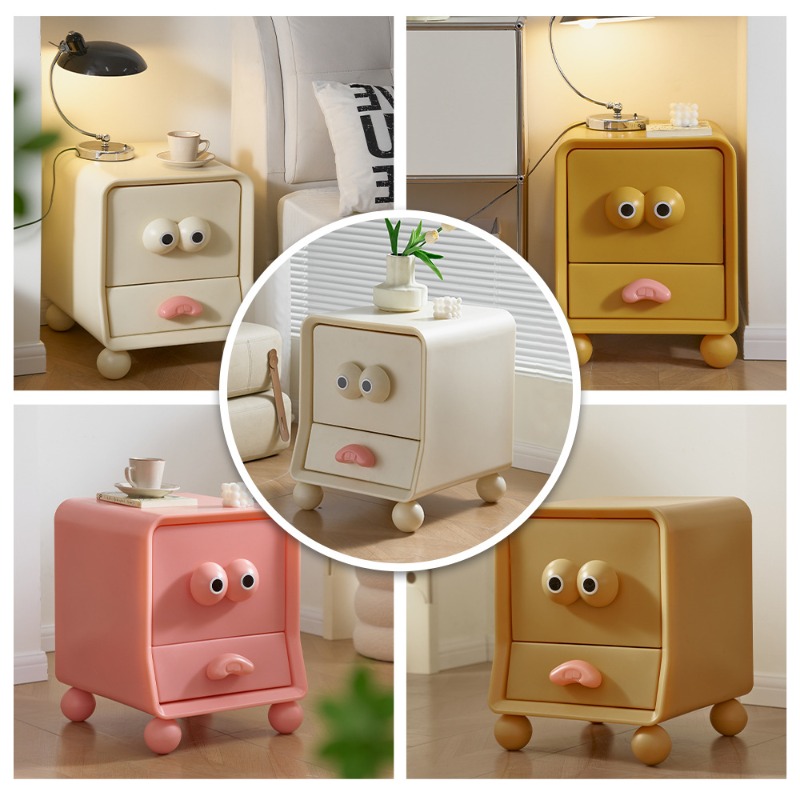 Meja samping tempat tidur krea - Tables ulasan dan harga