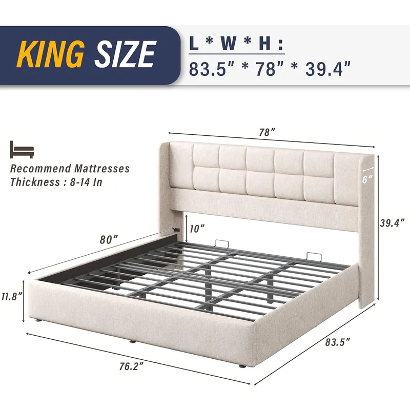 Rangka Tempat Tidur dengan Pen - Gas Lift Storage Bed Hydraulic ulasan dan harga