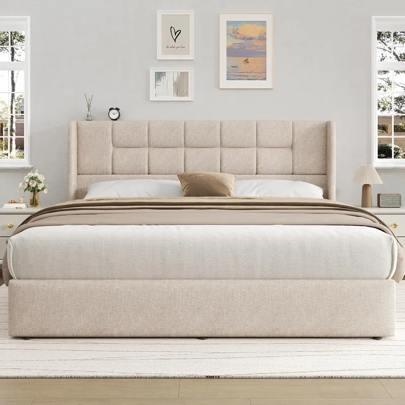 Rangka Tempat Tidur dengan Pen - Gas Lift Storage Bed Hydraulic ulasan dan harga