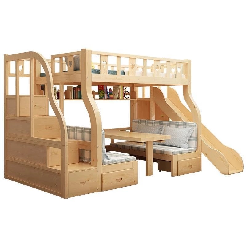 Tempat Tidur Tingkat Multifung - Bunk Bed With Stairs And Slide ulasan dan harga