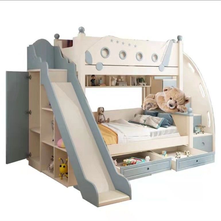 Tempat Tidur Susun Gaya Putri  - Bunk Bed With Stairs And Slide ulasan dan harga
