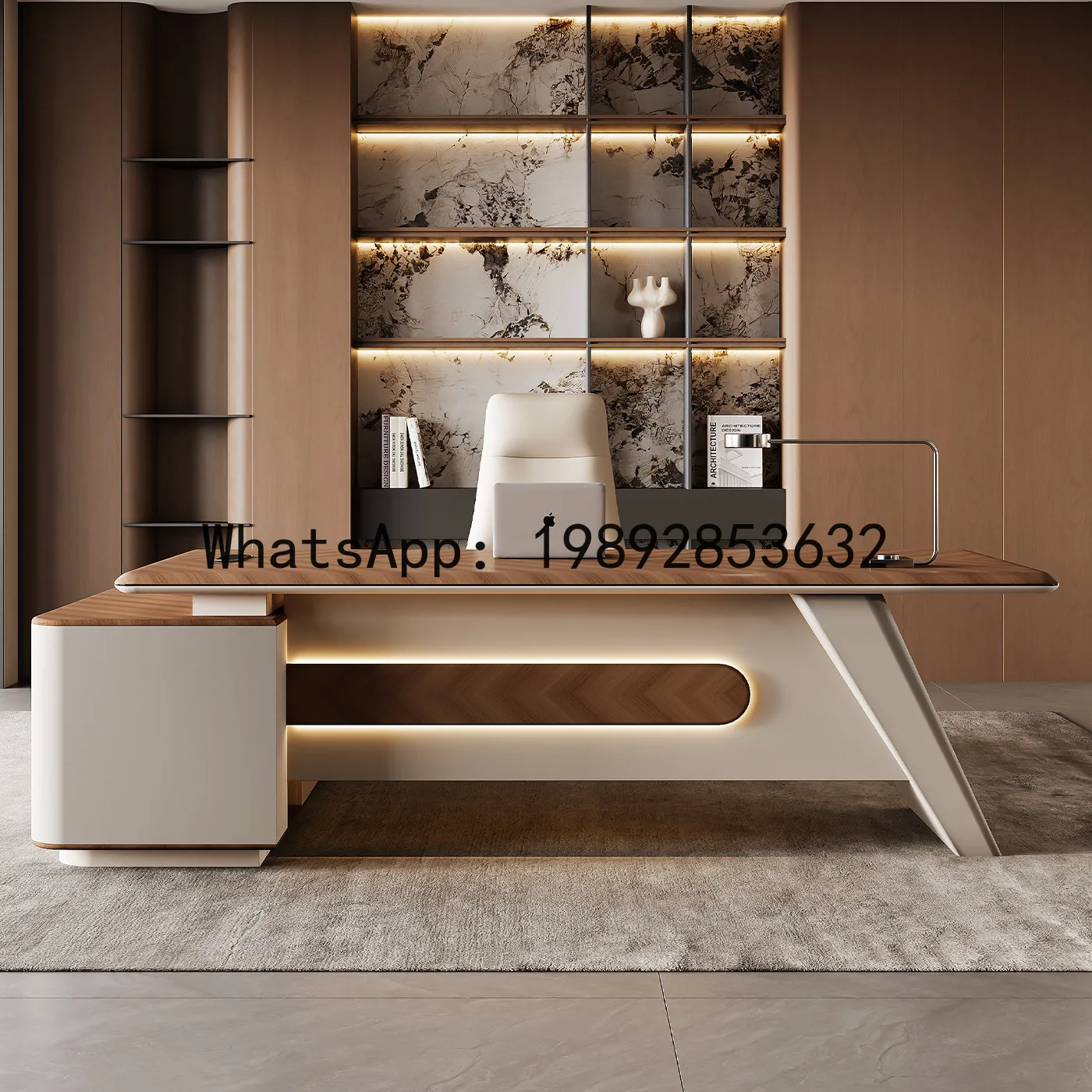 H5.15 Set Meja Kantor Bos - Se - Chairs ulasan dan harga