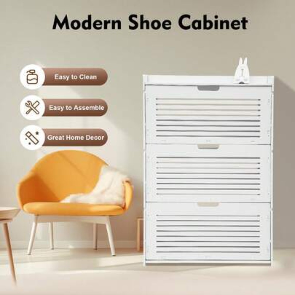Lemari Penyimpanan Sepatu Mode - Shoe Rack Cabinet Narrow Entryway ulasan dan harga