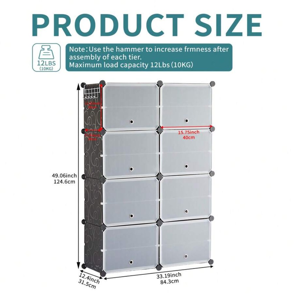 Lemari Penyimpanan Sepatu 8 La - Shoe Rack Cabinet Narrow Entryway ulasan dan harga
