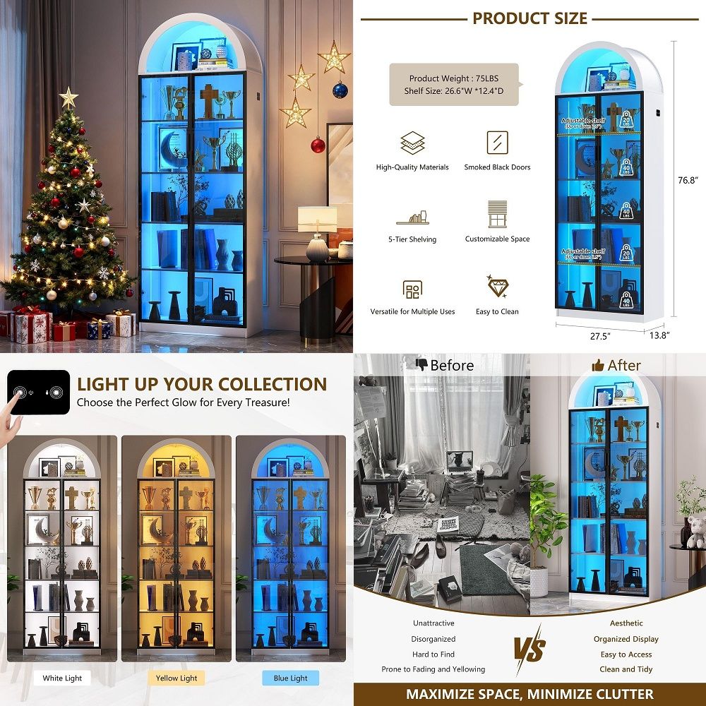 Lemari Pajangan dengan Pintu d - Storage ulasan dan harga