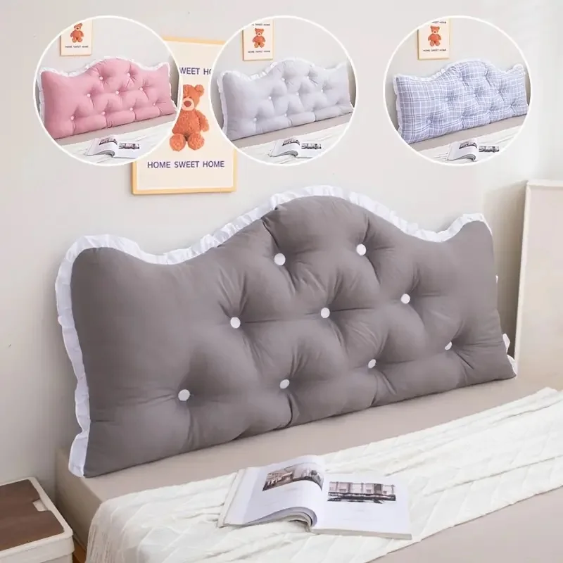 Tatami tempat tidur mahkota 15 - Headboard Cushion Backrest Tatami ulasan dan harga