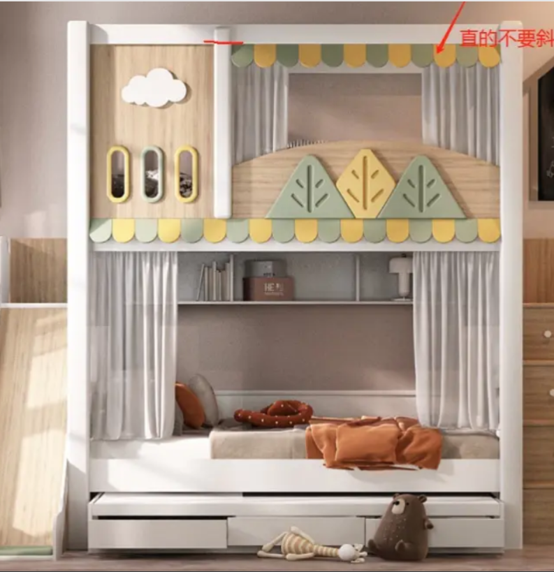 Tempat Tidur Tingkat Anak Tema - Bunk Bed With Stairs And Slide ulasan dan harga