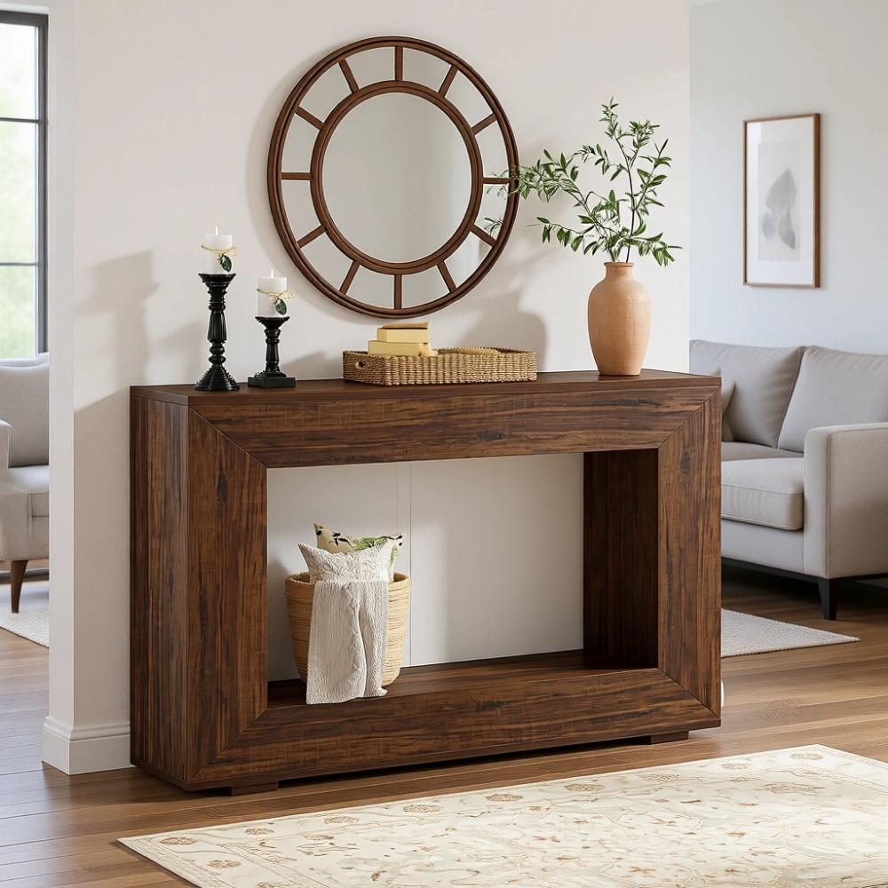 Meja Konsol Farmhouse 47 Inci  - Tables ulasan dan harga