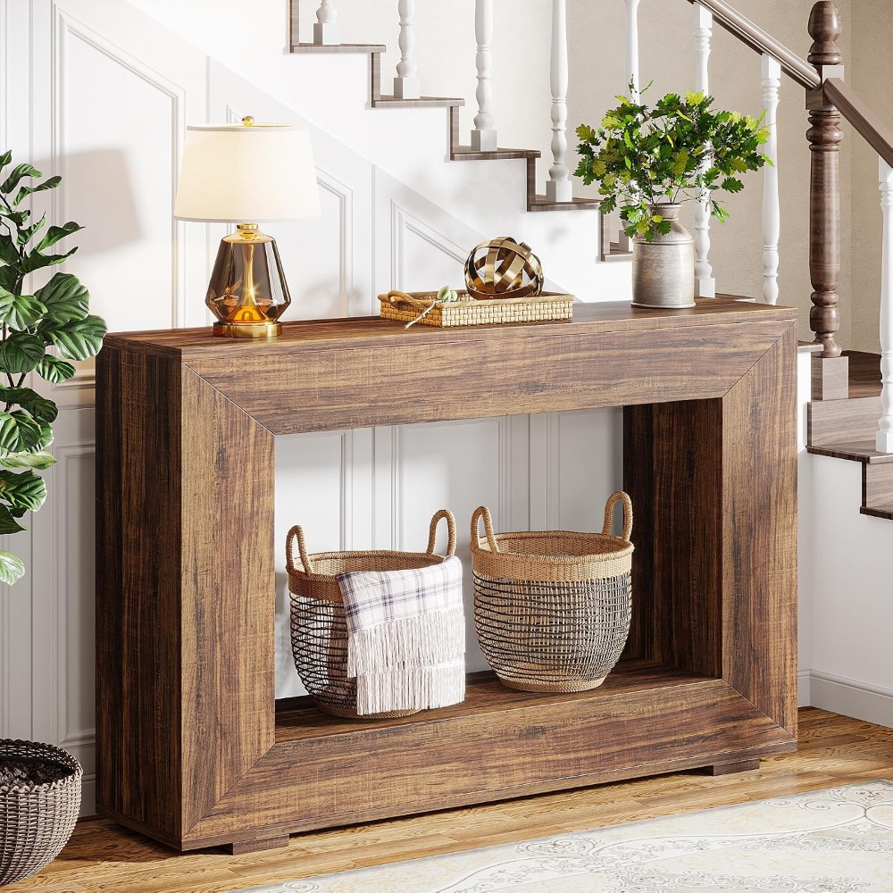 Meja Konsol Farmhouse 47 Inci  - Tables ulasan dan harga