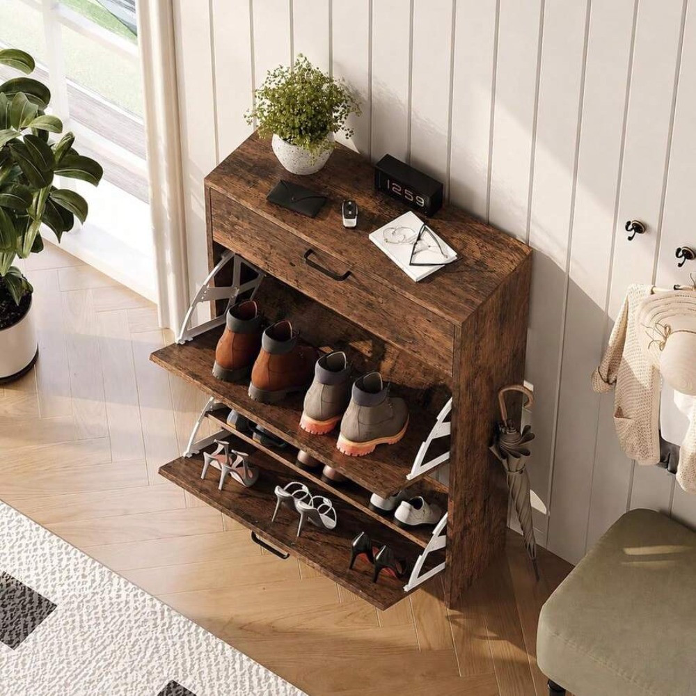 Lemari Sepatu Sempit untuk Pin - Shoe Rack Cabinet Narrow Entryway ulasan dan harga