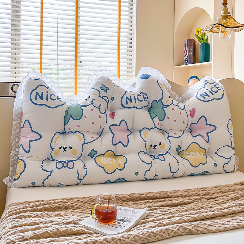 Renda mahkota 1.2M, bantal pan - Headboard Cushion Backrest Tatami ulasan dan harga