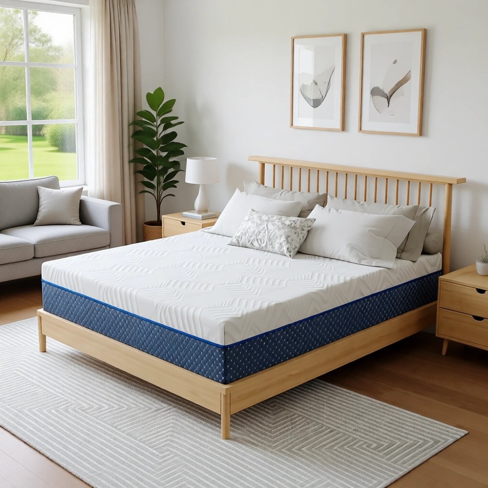 Kasur Busa Memori Gel Ukuran Q - Memory Foam Mattress In A Box Queen ulasan dan harga